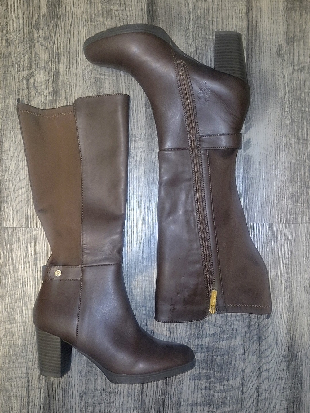 Anne Klein Rachel Boot (Mid-Calf Heeled Boots)